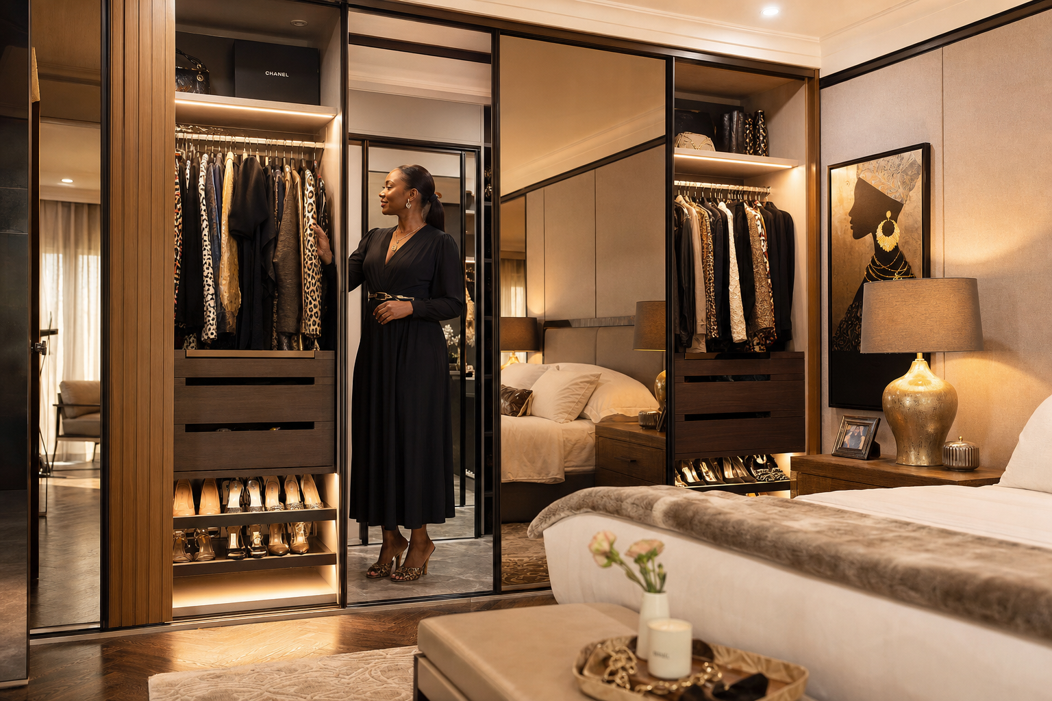 Designer wardrobe